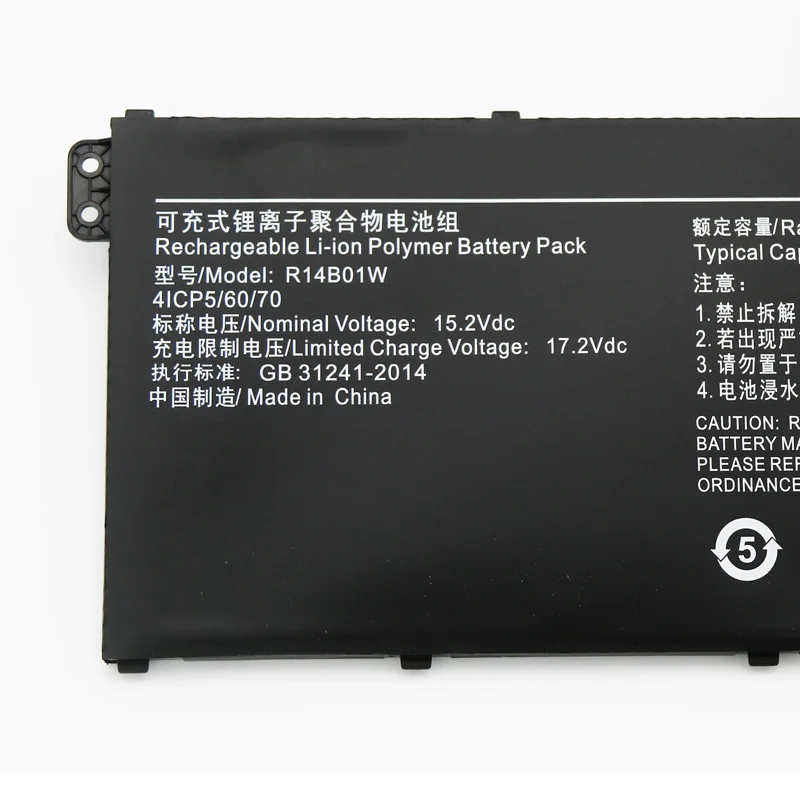 Imagem -03 - Bateria do Portátil R14b01w para Xiaomi Redmibook 14 16 Xma1901-aa ag R14b01w 15.2v 48wh 3220mah