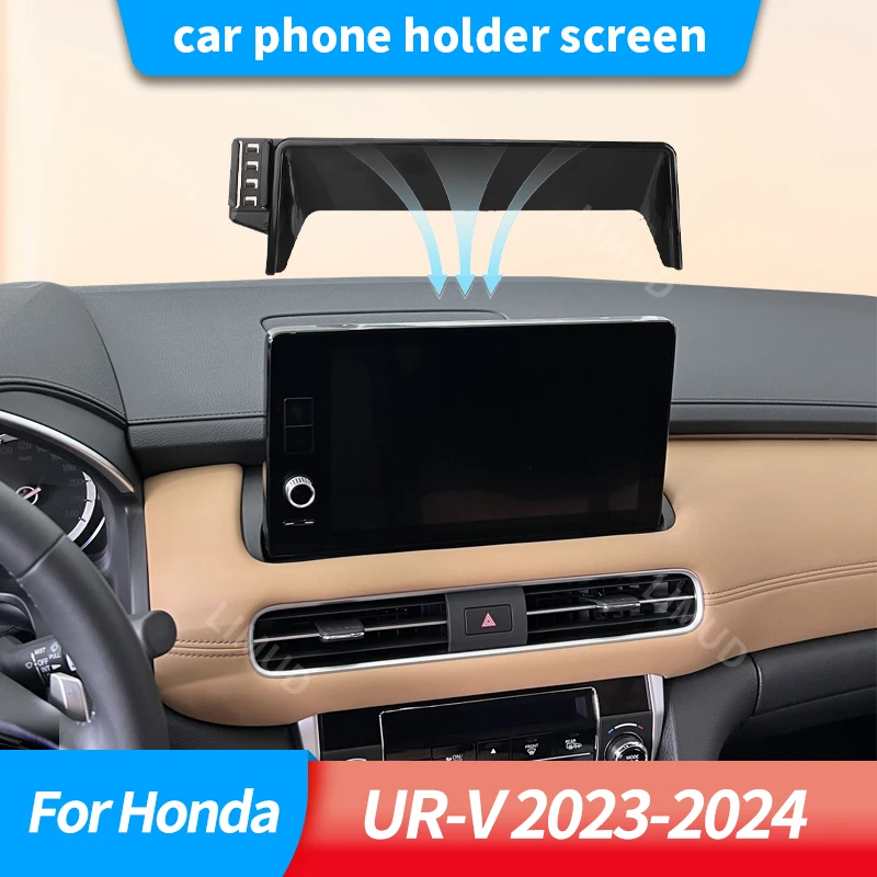 Car phone holder screen For Honda UR-V 2023 2024 Air Vent Clip Mobile Cell Phone Stand Car Liquid Silicone Air Outlet so cheap