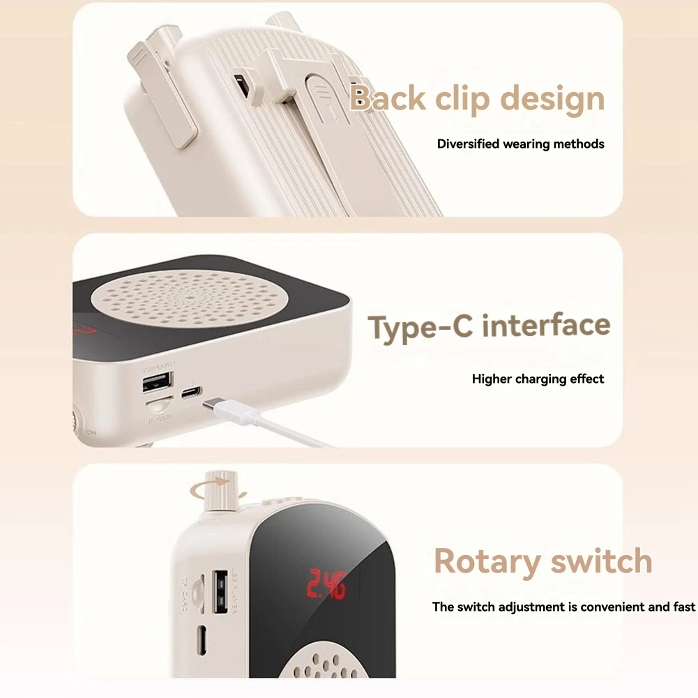 B03B-Wireless Voice Amplifier Wireless Lavalier Lapel Microphone For Classroom/Yoga/Conference Recording Microphone