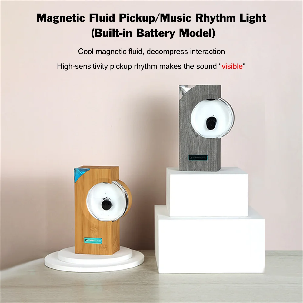 Magnetic Fluid That Dances To The Rhythm Of Music, Music Companion/Sound Partner, Desktop Decorative Lamp, Creative Teen Gift