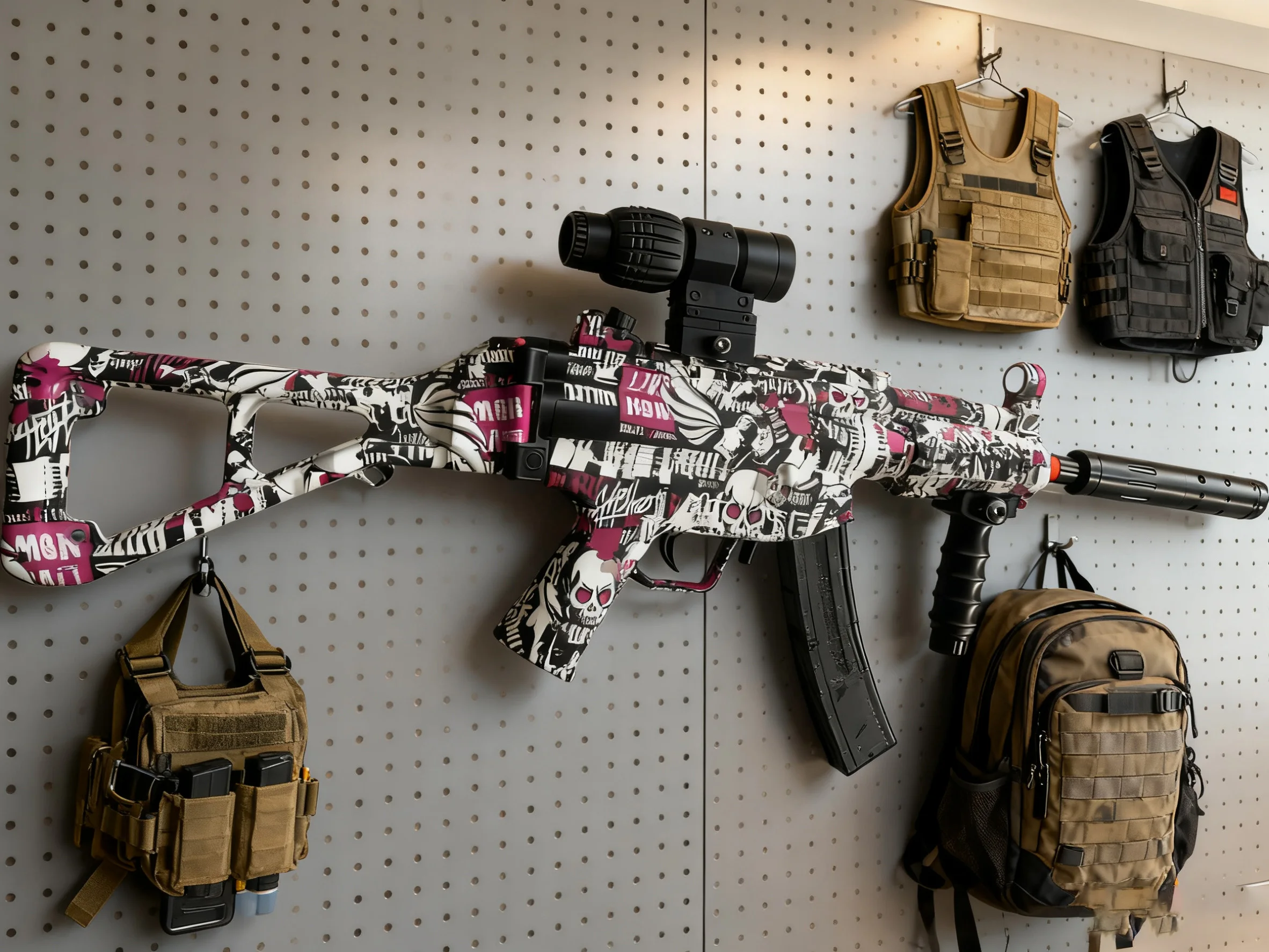 MP5K Gel Blaster Elektryczny Pistolet na Kulki Żelowe Pełny Automat Zabawka Dalekiego Zasięgu 30 Metrów do Gier Taktycznych na Zewnątrz dla Dorosłych