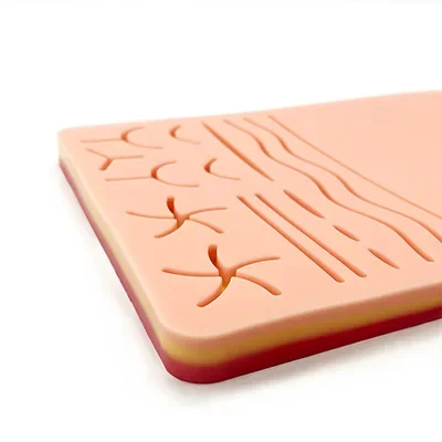 Surgical Skin Suture Training Model Silicone Suture Pad Medical Student Wound Suture Training Pad