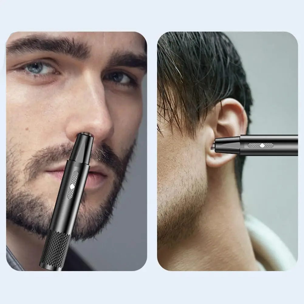 Waterproof Electric Nose Hair Clippers For Trim Nose Ear Hair Eyebrows Sideburns Fully Automatic Washable Rechargeable Shaving