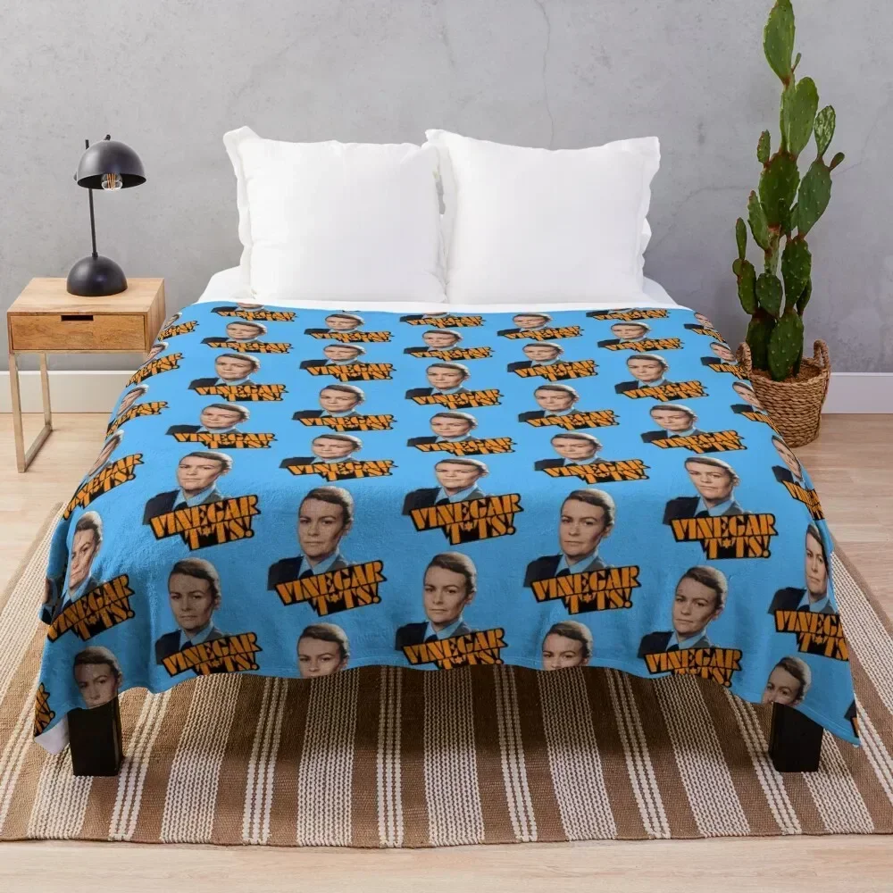 

Prisoner Cell Block H Vera Bennett 'Ol' Vinegar!!' Throw Blanket Compact Warm Blanket for Car Road Trip