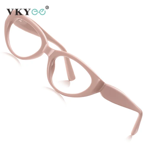 Imagen 2 del producto VICKY moda ojo de gato Simple personalizado diseño de moda gafas de lectura antiluz azul para mujer prescripción personalizable