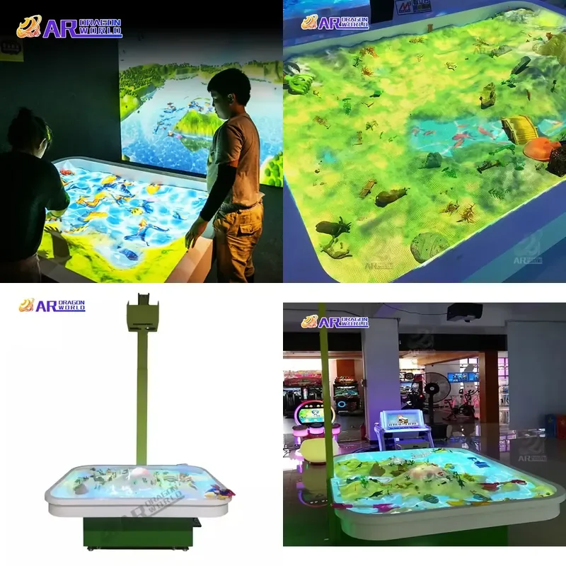 【CHIMU HOME】 Interactive AR Projection Sand Table for Kids Play Area
