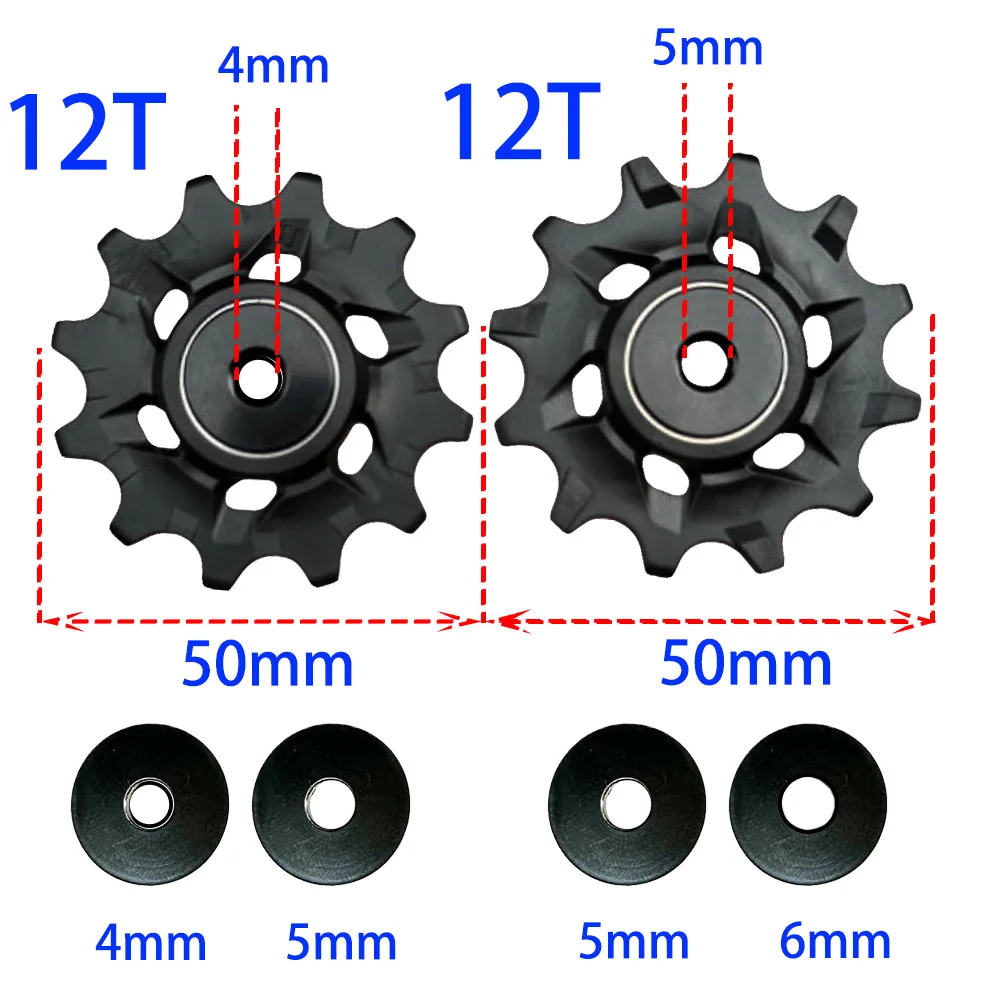 12T X01 GX XX1 Eagle FORCE AXS RIVAL Bike Rear Derailleur Pulley Wheel 12S Bike Rear Pulley Road Bike Jockey Wheel 12v For SRAM