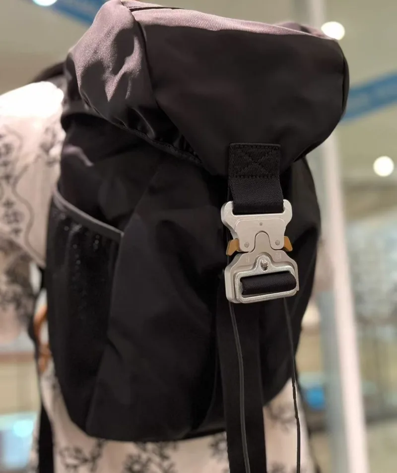 

European American 2026ss Alyx Men's Bags Women's Letter Logo Printed Webbing Sports Backpack