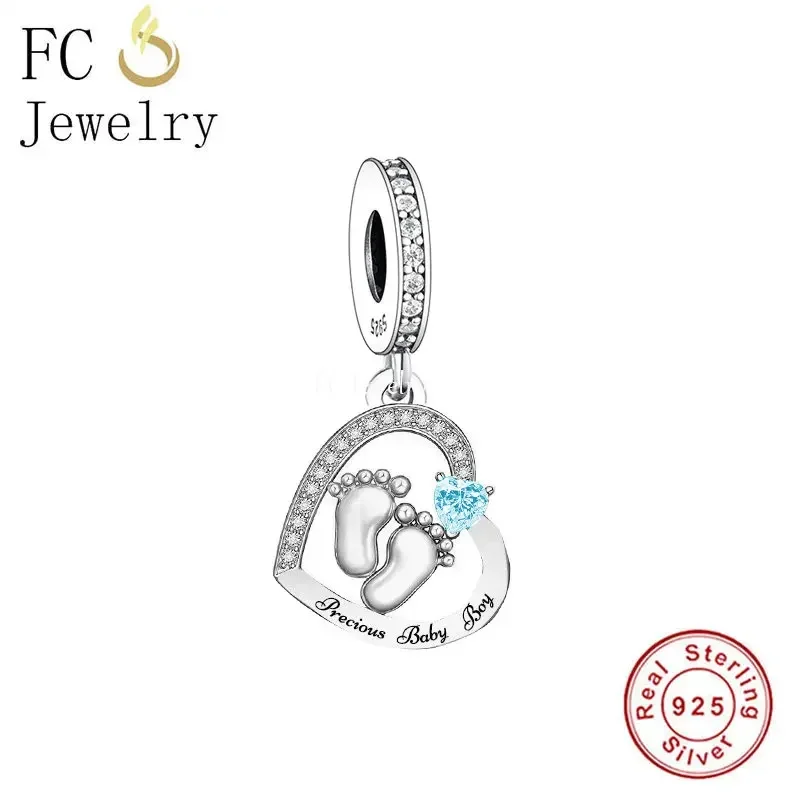 FC Jewelry Fit Original Charm Bracelet 925 Silver Precious Baby Girl Boy You Are My Sunshine Bead For Making Mother's Berloque