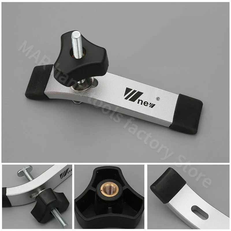 Woodworking Fixture Set T-track T-slot Miter Track Jig 0.3M-1.22M T Track Slider M8 T Screw M8 Nut Saw Table Hold Down Clamp