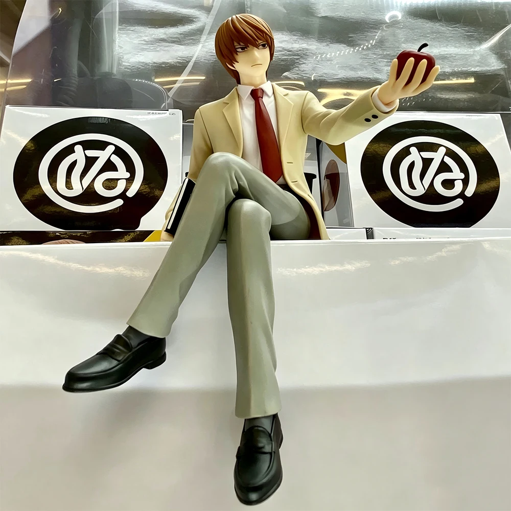 Yagami Light Figur Death Note Anime Noodle Stopper Figur Desktop Golf Modell Spielzeug Geschenk Sammlerstück Ornamente PVC Puppen – Detail 3
