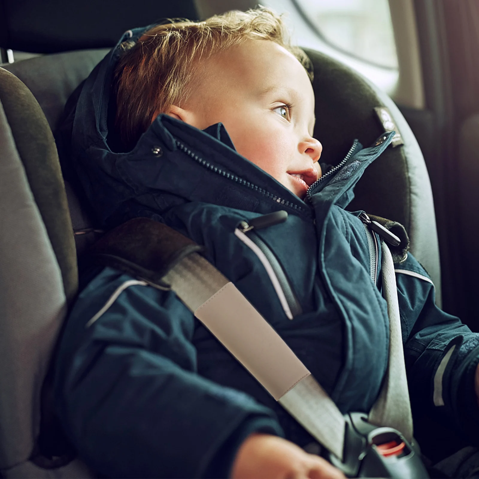 

2pcs Safety Covers 33Cm Black Premium Pu Shoulder Pads Breathable Protectors For Auto Motorcycle Gear