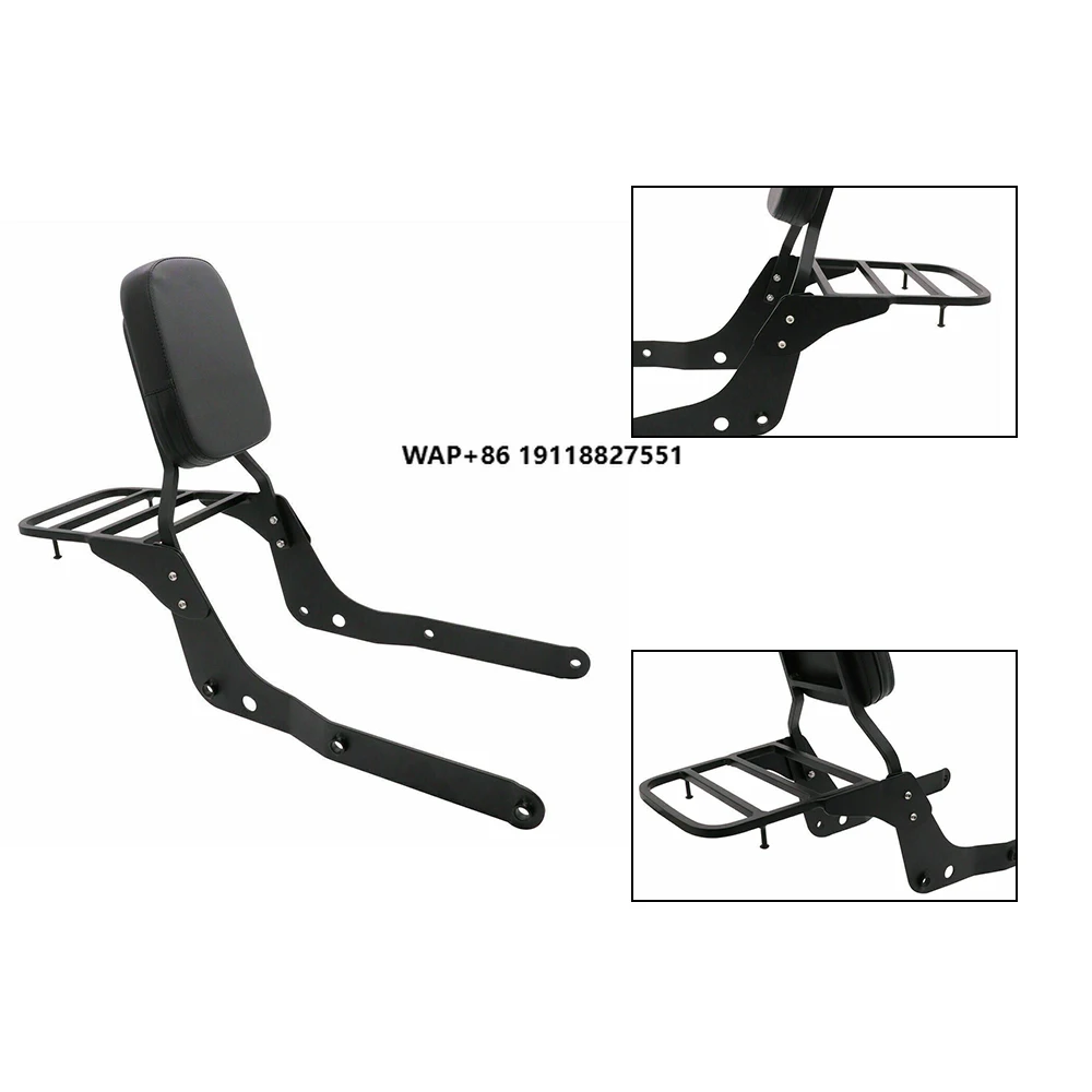 

Ex Factory Price Quality Backrest Sissy Bar Luggage Rack for Shadow Aero 750 VT750C 2004-2012 2005