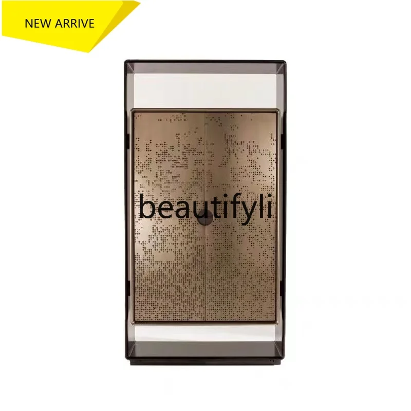 

D2520 Wine cabinet Italian minimalist suspension Nordic light luxury high cabinet decorative cabinet