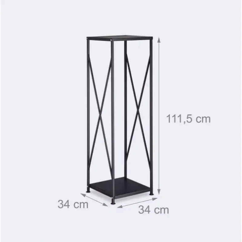 Picture 3: Nordic Black Wrought Iron Assembly Firewood Rack Fireplace Log Divider Storage Shelf for Home Living Room