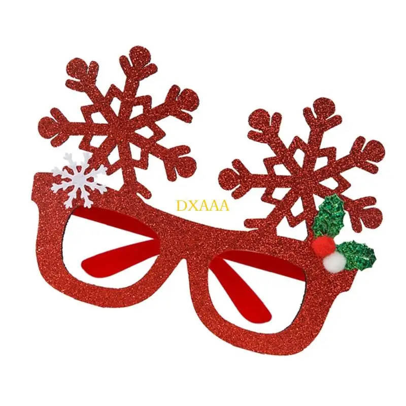 DXAA Holiday Glitter Eye Eye Accessorio Snowflake Modelli e accessori per giochi ruolo morbidi