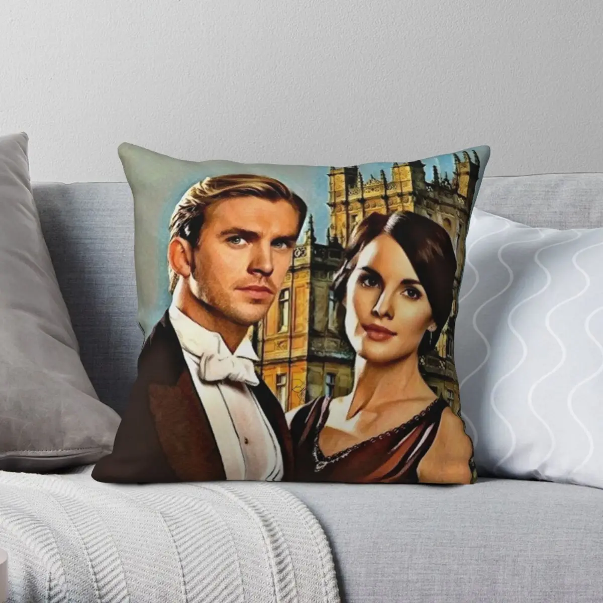 

MARY MATTHEW Pillowcase Polyester Linen Velvet Creative Zip Decor Pillow Case Sofa Cushion Cover 45x45