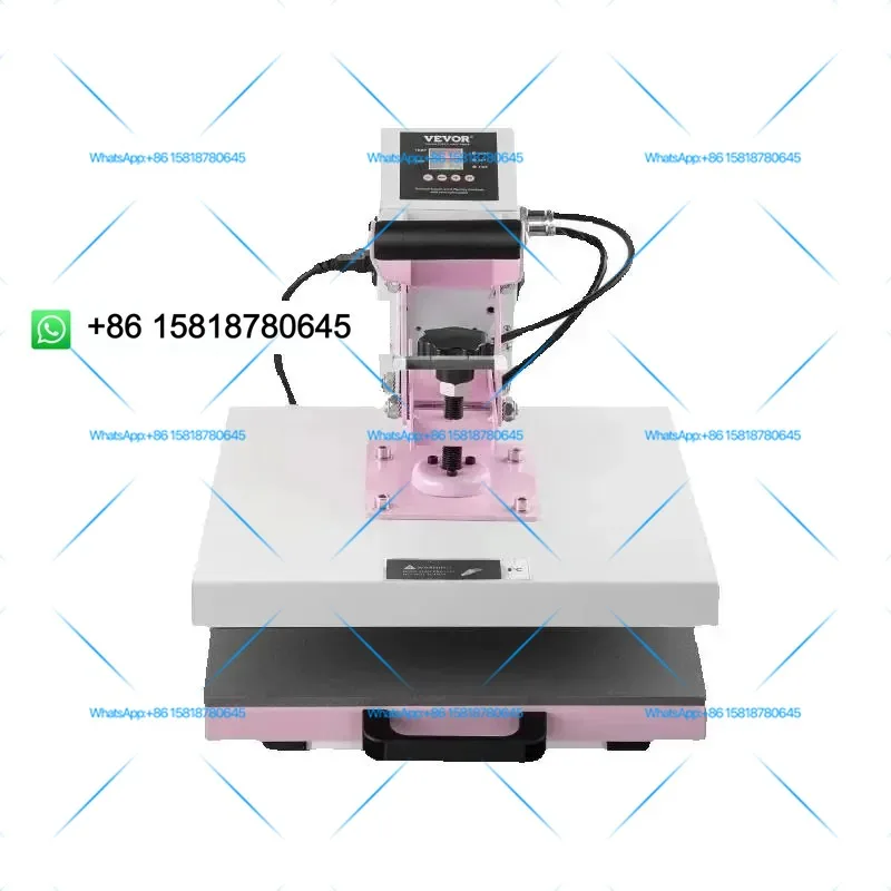 SucceBuy Heat Press 15 x 15 in Heat Press Machine Slide Out Heat Transfer Machine Fast Even Heating 2-Layer Insulation Cotton