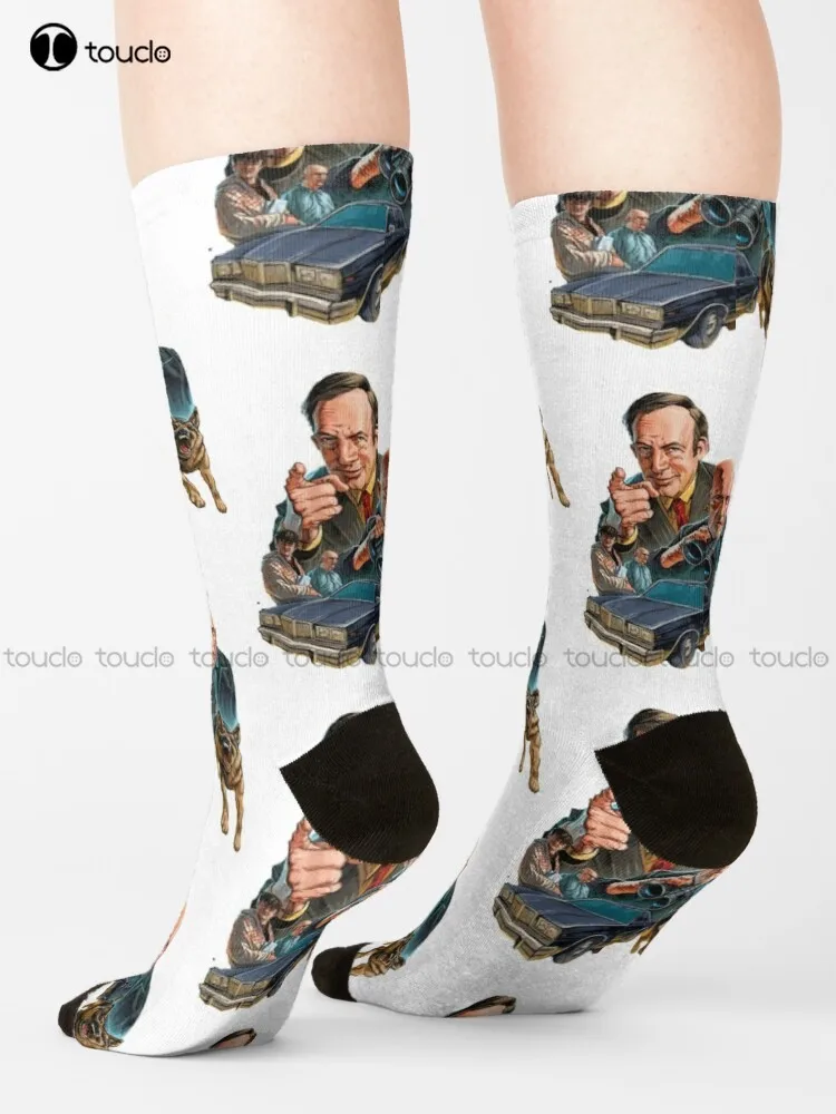 Better Call Saul Season 6 Socks Boys Socks 360° Digital Print Street Skateboard Socks Unisex Adult Creative Funny Socks New Art