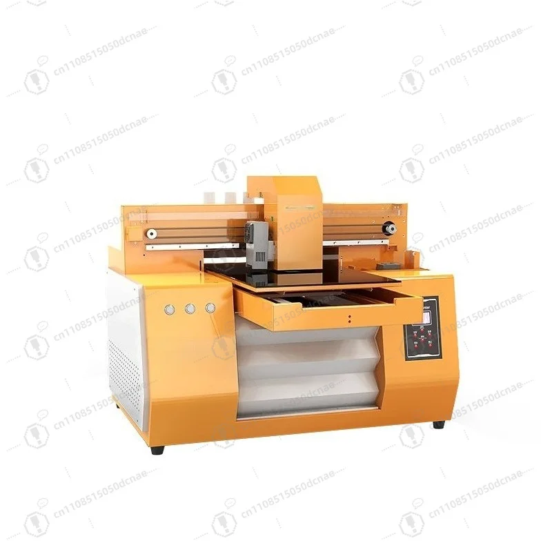 Multi Material Mini Flat UV Printer Processing Equipment For Metal Plate Glass Container Packaging Shell Color Printing