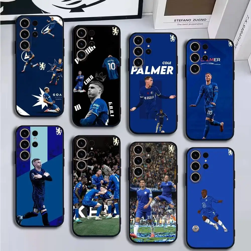 

football The Blues-s Phone Case For SamsungS25,24,21,22,23,30,Ultra,20,Plus,Fe,Lite,Note,10,9,Soft Black Cover