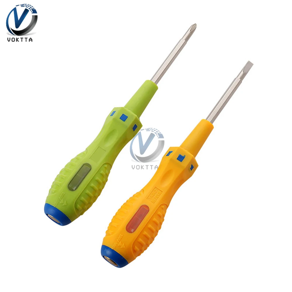 AC DC Electric Voltage Tester Pen 100-500V Screwdriver Induction Test Pencil Voltmeter Power Detector Circuit Test Pen Tools