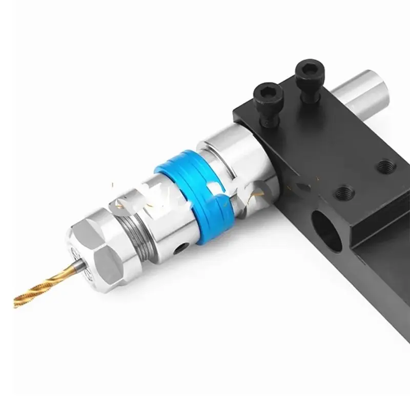B23B CNC Lathe Tapping Handle Anti-Slip Two-Way Telescopic Floating Chuck Overload Protection Torque Tap Fixture GS20-TER20-80L