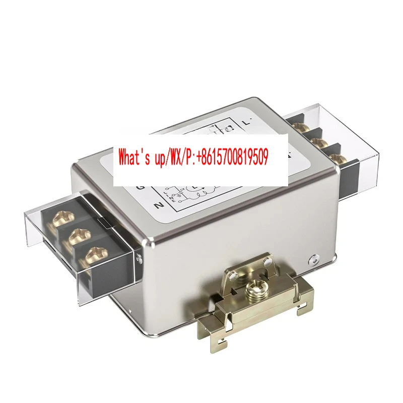 Single phase bipolar power filter CW4L2-3/6/10A-S 005 rail type EMI anti-interference AC 220V