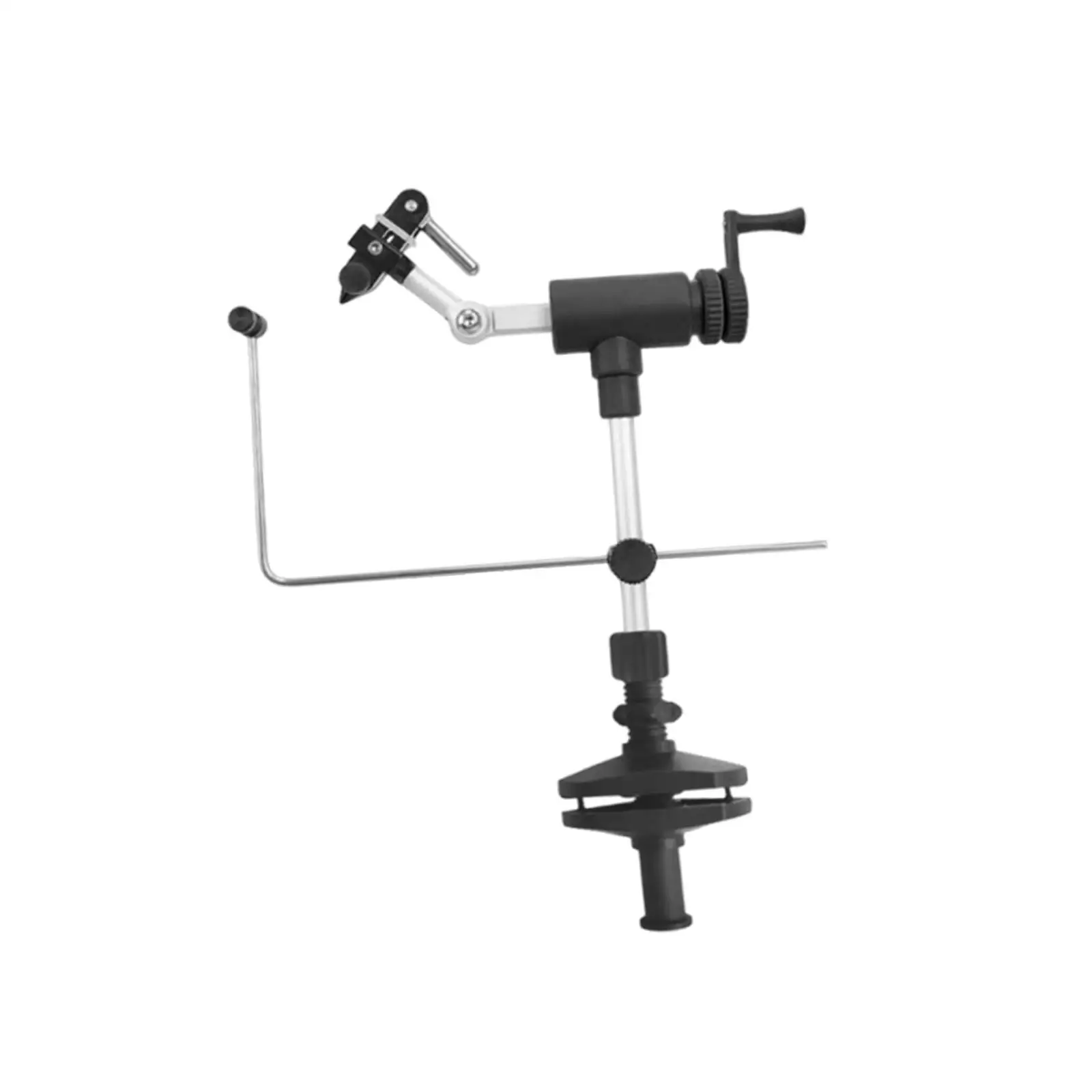 

Вращающиеся тиски для вязания мушек, портативные, прочные, с аксессуарами, профессиональные, с многоуровневой регулировкой для тизеров и джигов, с креплением на стол