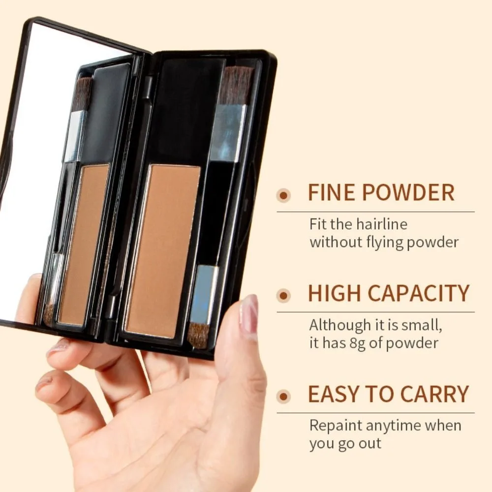 

Portable Waterproof Hairline Loss Concealer Sweat-proof with Brush Hair Loss Concealer Long-lasting Hair Shadow Powder Cosmetics