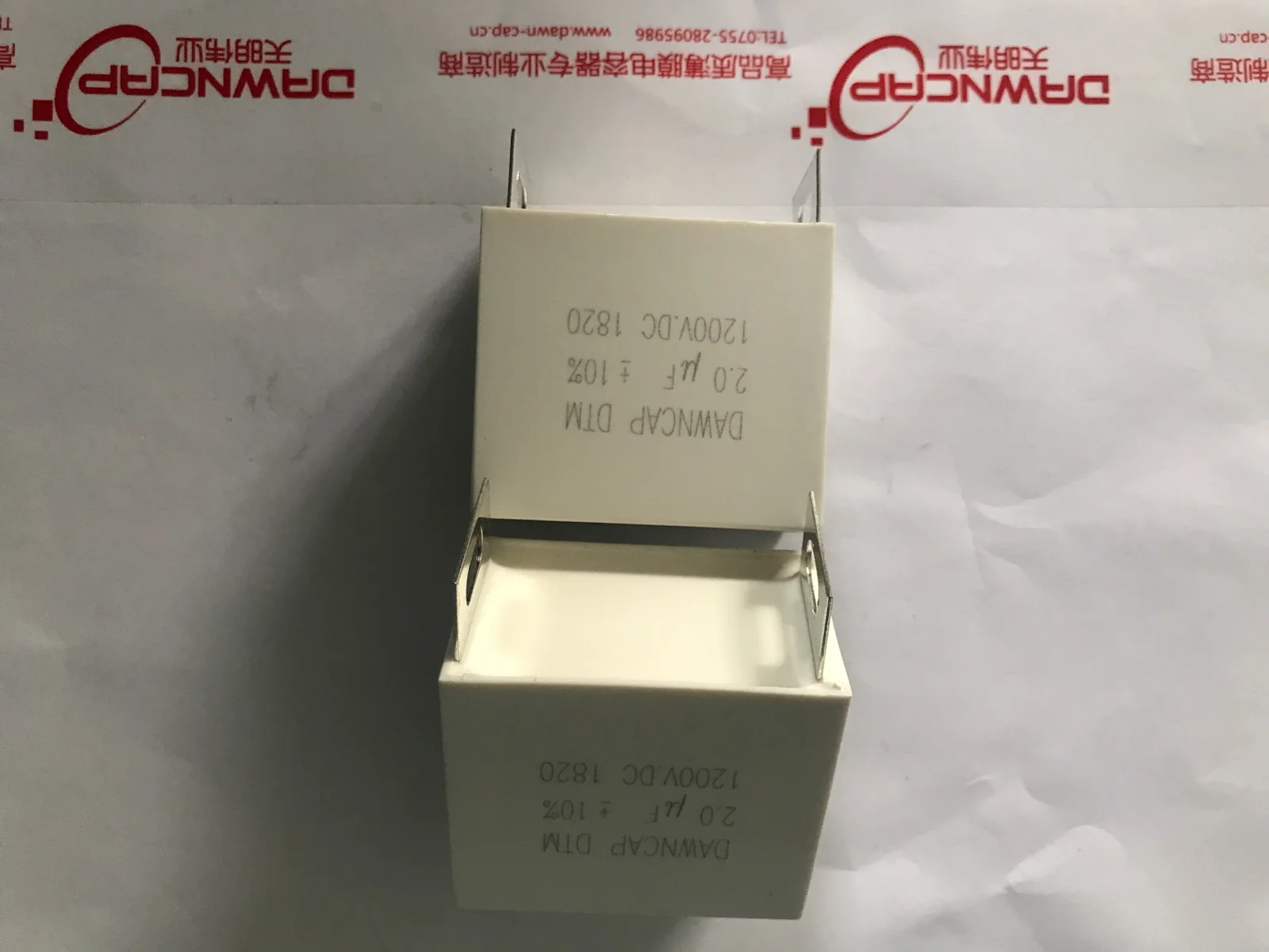 Dawncap 2uF 1200V DC Non Inductive Absorption Capacitor Special for Induction Heating Power Supply