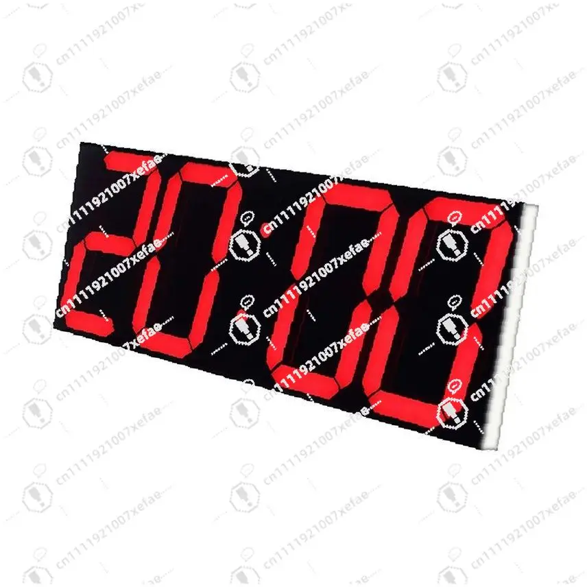 Large WiFi digital wall clock with time synchronization