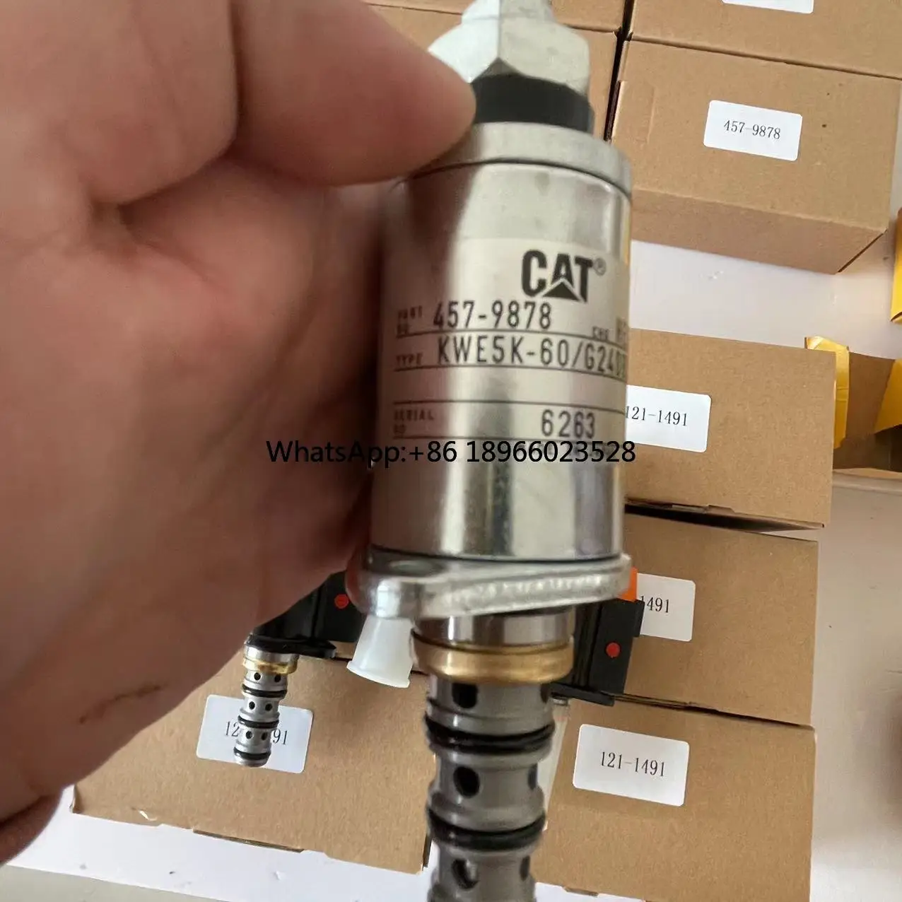 high performance High Quality 1981515 Valve Group-Solenoid 198-1515 Solenoid Valve For 420D/430D/432D/442D/446D BACKHOE LOADER