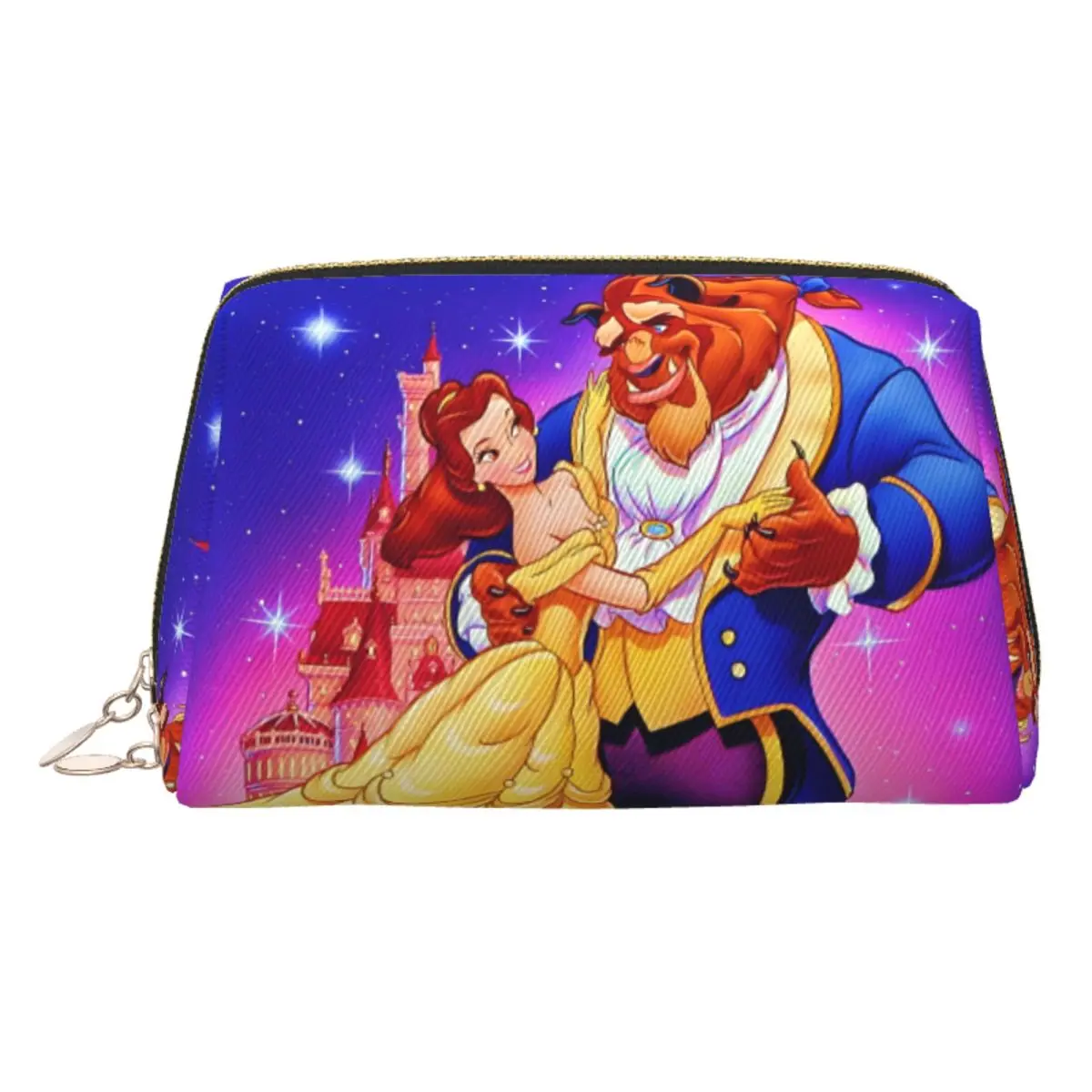 

Сумка для туалетных принадлежностей Belle Beauty And The Beast на заказ, портативный косметический органайзер для макияжа, женский косметический органайзер для хранения Dopp Kit Box