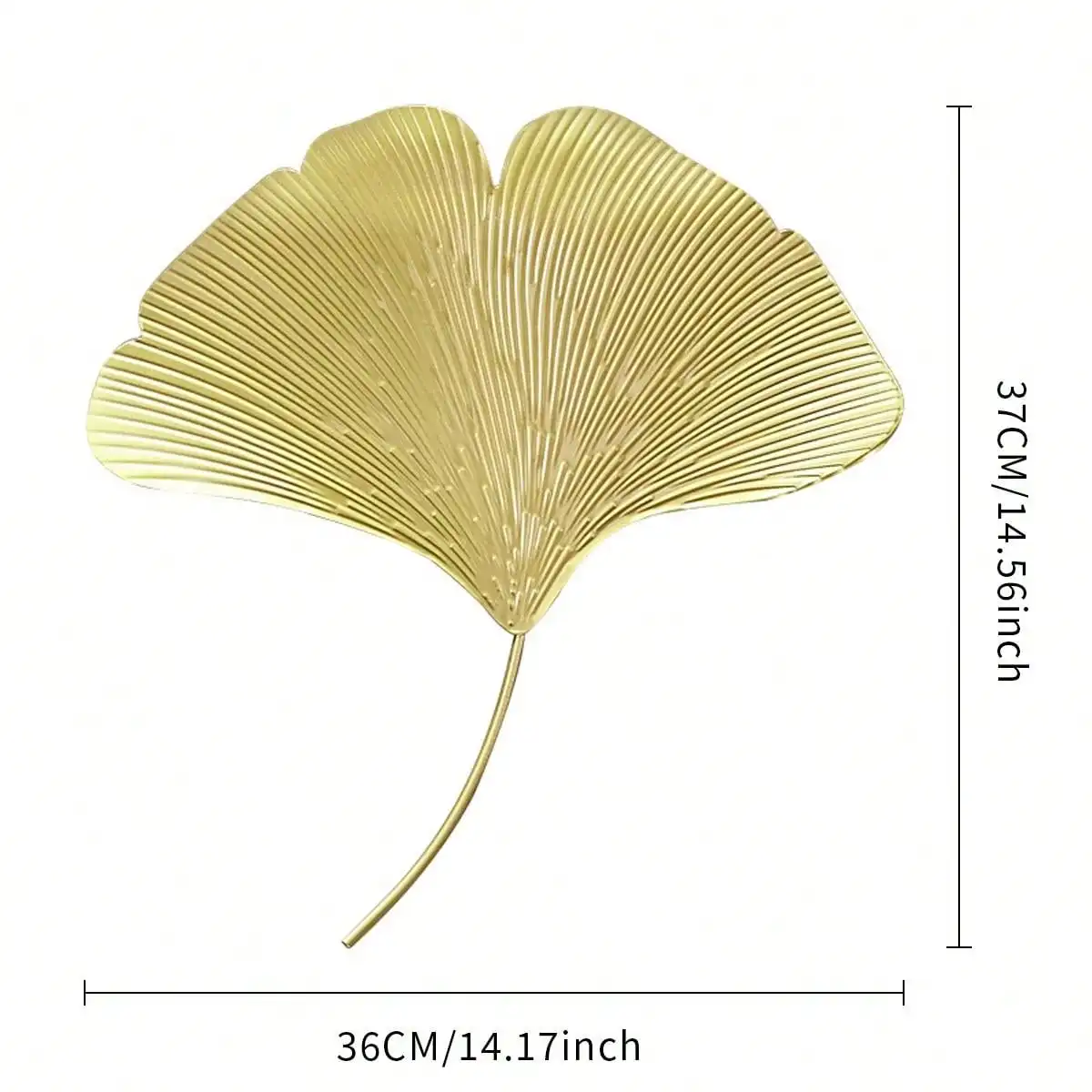 1pc Minimalist Creative Stereo Ginkgo Leaf Hangings Home Decor Wall Decor For Living Room, Porch, Bedroom, Sofa Background Wall