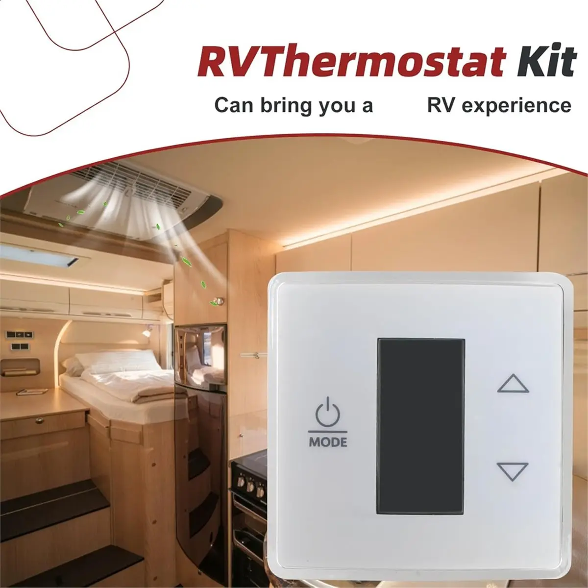 Promotional-3316230.700 RV Wall Thermostat with Relay Box Heating/Cool for RV/ Conditioner with Ct Wall Thermostat