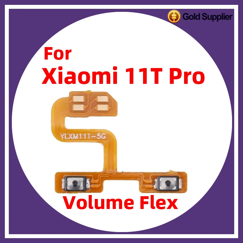 

For Xiaomi 11T Pro Mi 11T Pro Power ON OFF Volume Camera Key Button Switch Flex Cable Replacement