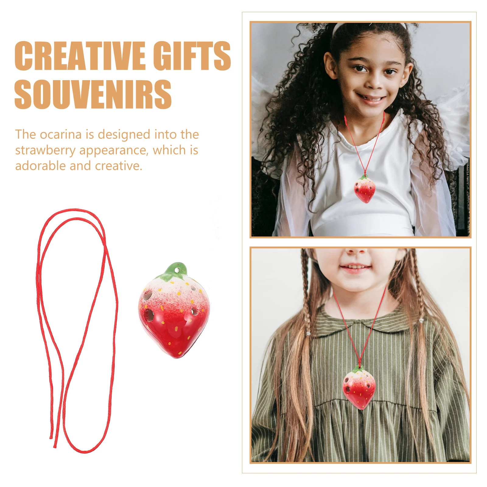 

Ocarina Instrument Strawberry Strawberries Fruit Shaped Ocarinas Beginner Practice