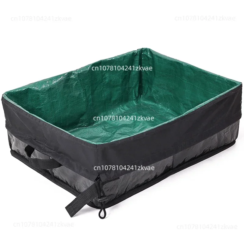 Cat litter box, foldable, waterproof, large semi-enclosed cat toilet