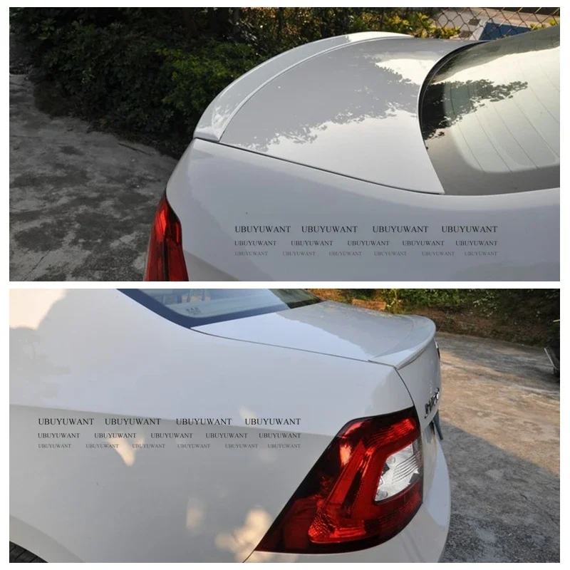 For Skoda RAPID 2015 2016 Rear Spoiler High Quality ABS Material Car Tail Wing Decoration Primer Color Trunk Spoiler