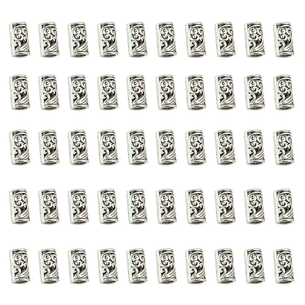 

50 Pcs Alloy Jewelry Accessories Silver Charm Pendant Making Pendants DIY Charms