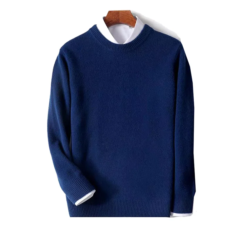 

Cashmere Sweater 2024 Men Pullover Autumn Winter Warm Classic O-neck Sweaters Korean Jumper Jersey Hombre Pull Homme Tops