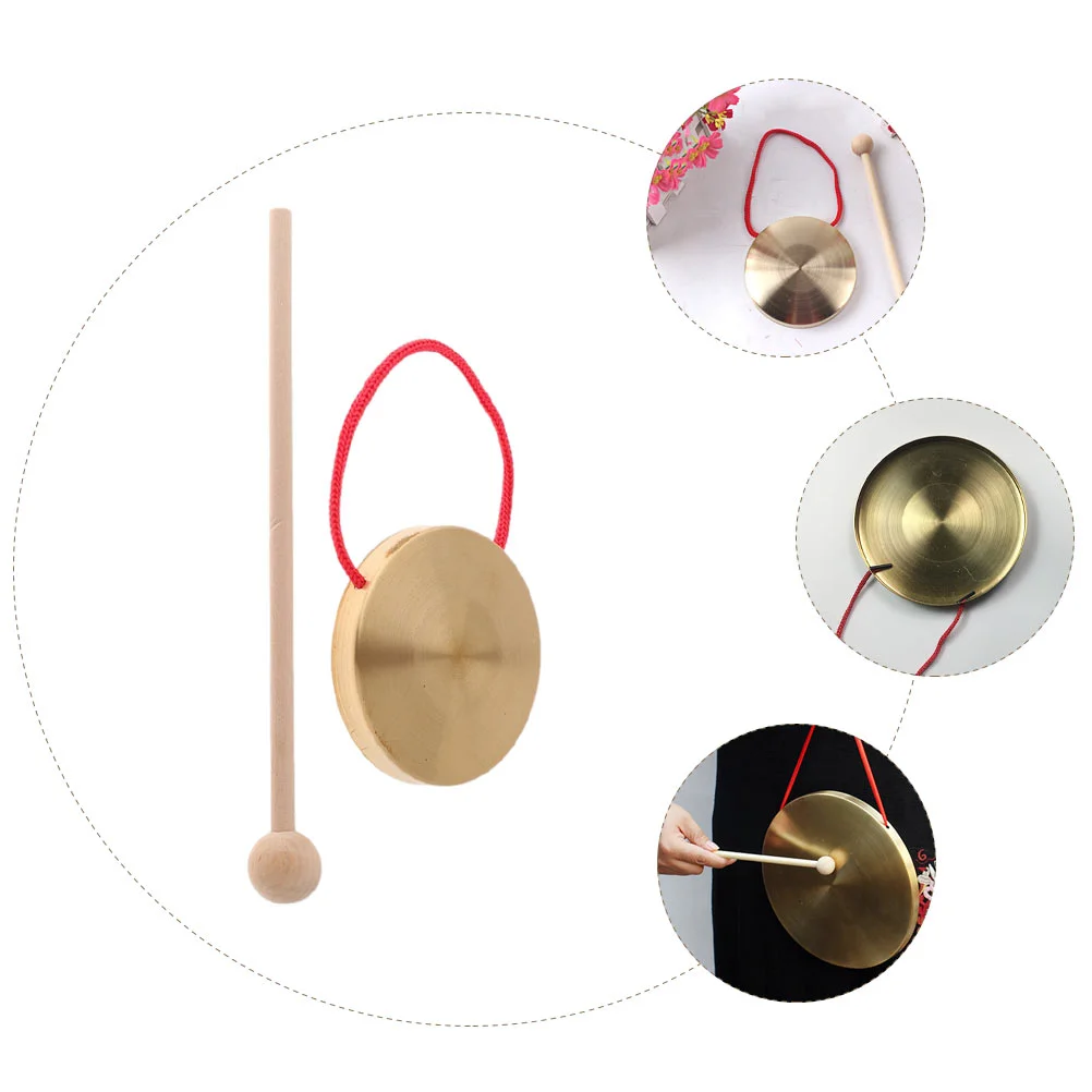 Gong Hand Interessante per l'apertura dell'azienda in legno per strumenti a percussione rosa