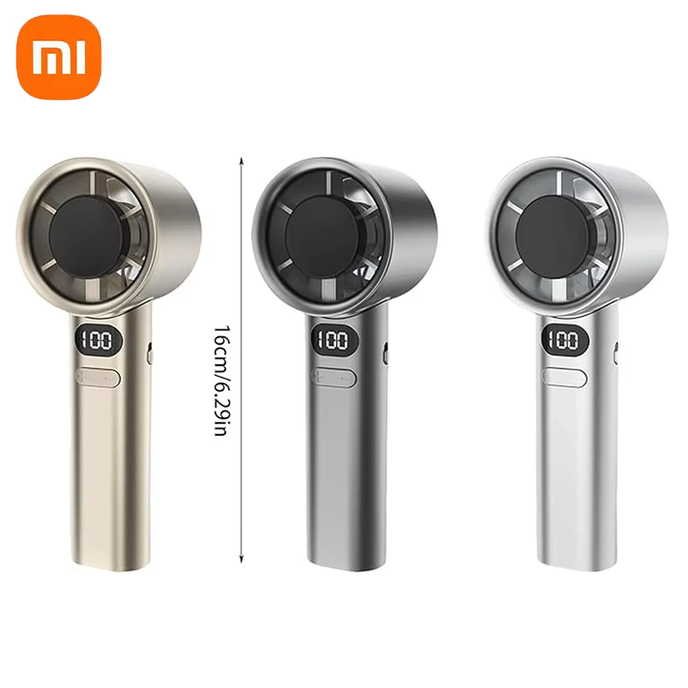 مروحة Xiaomi المحمولة 120 سرعة الرياح ​ ​ مروحة صغيرة محمولة بدون أوراق USB شحن مروحة شحن كهربائية