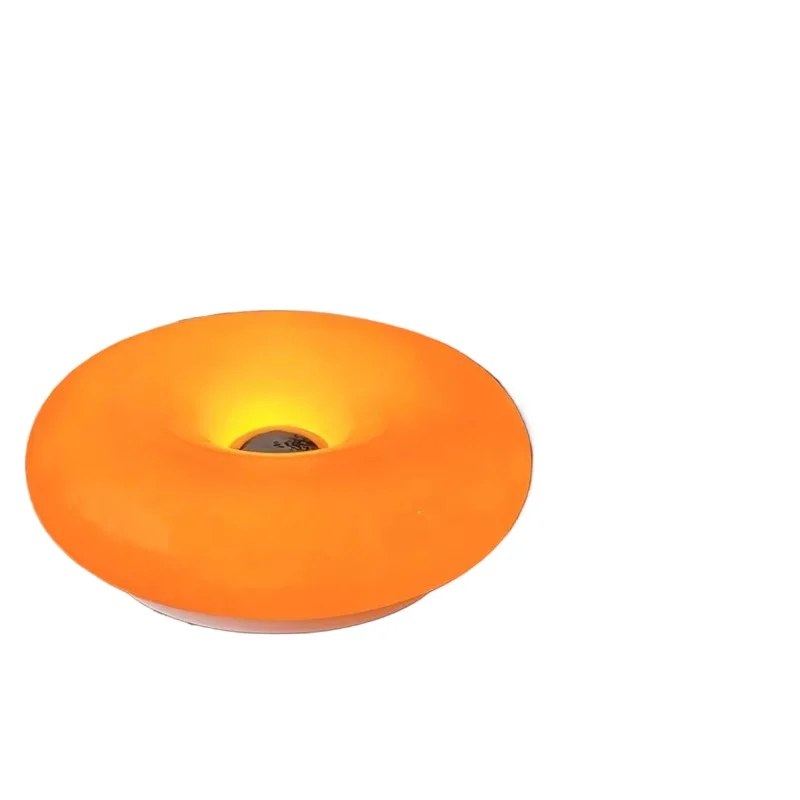 

Modern Nordic Donut Lamp Glass Touch Dimmable Desk Lamp Home Bedroom Bedside Decoration Light Emitting Diode Mushroom Desk Lamp