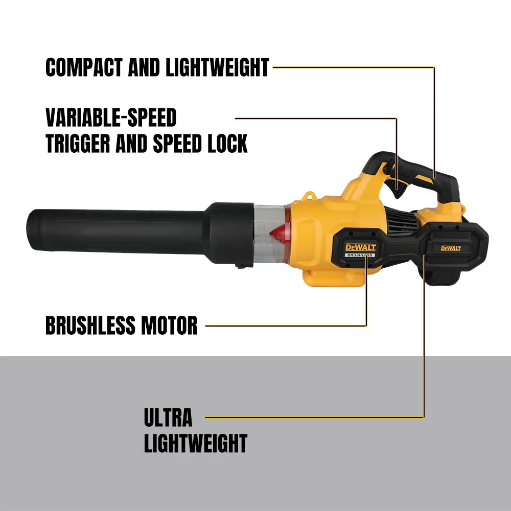 DEWALT DCMBL612 60V Cordless Brushless Leaf Blower 600CFM 201km/h Variable Speed Lock‑Switch Light‑Weight Garden Hand tools Only - view 5
