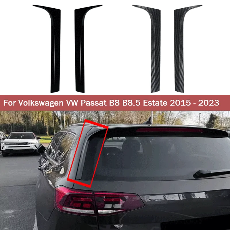 

Classy-Car Rear Window Side Spoiler Canards Splitter For VW Passat B8 B8.5 Rear Windshield Side Wing Trim Sticker