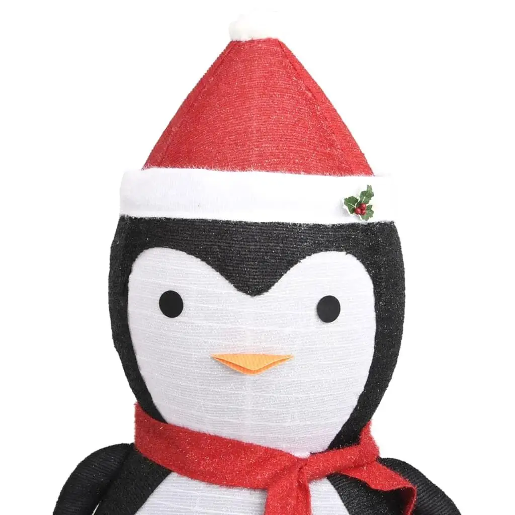 6ft Christmas Penguin Figure - Luxurious Fabric Snow Decor for Holiday Season