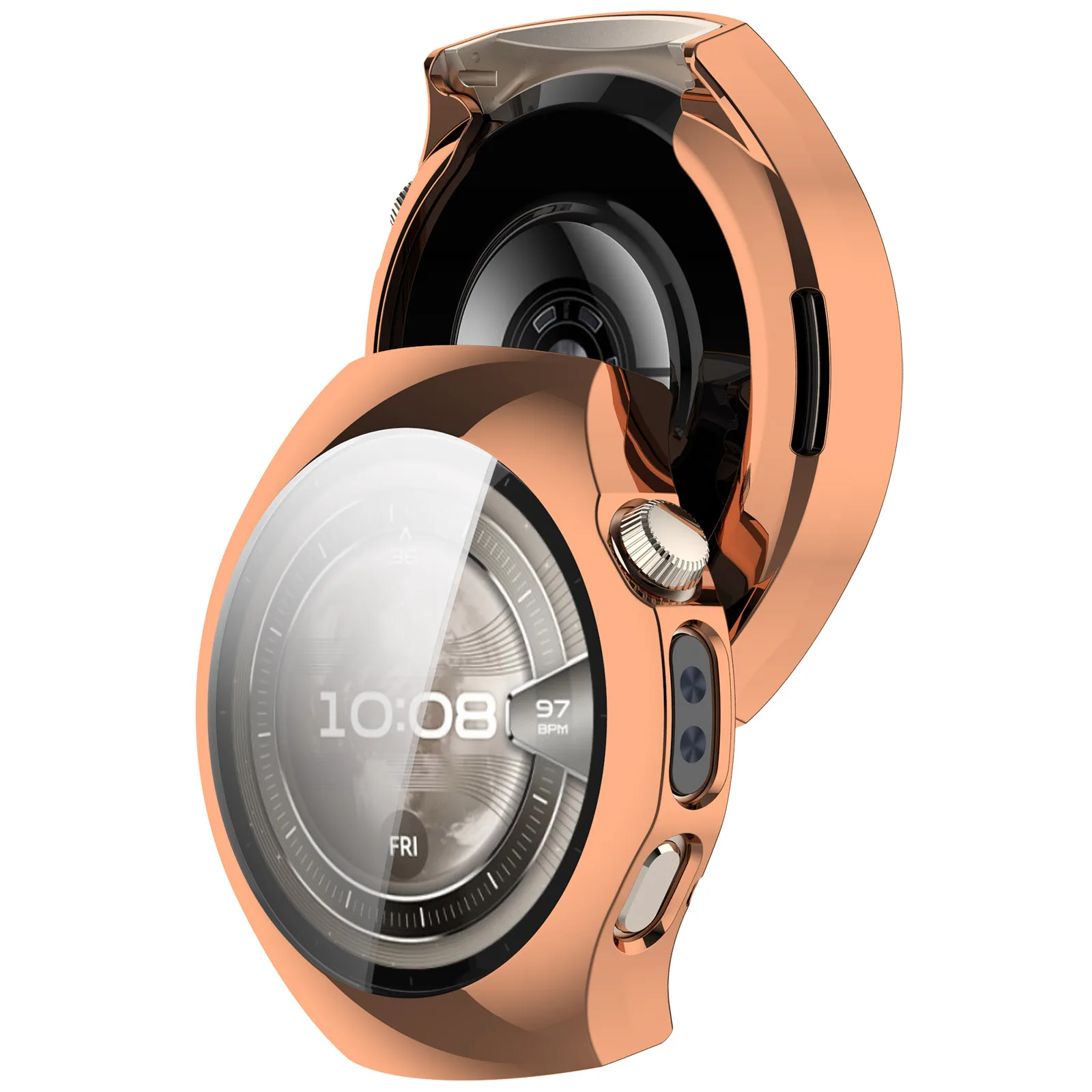 Case for Huawei Watch5 42mm Screen Protector Shell For Huawei Watch5 46mm Soft TPU Bumper All-around Protector Frame Accessories