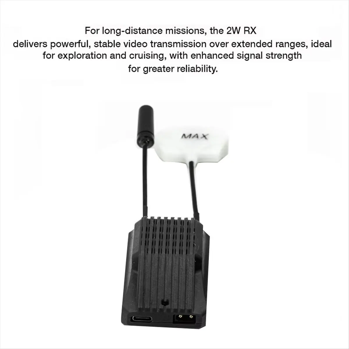 DTC5 Wyvern Link OpenlPC RX Alpha 2W VRX Video Receiver for FPV RC Drone 5inch and Above Drone